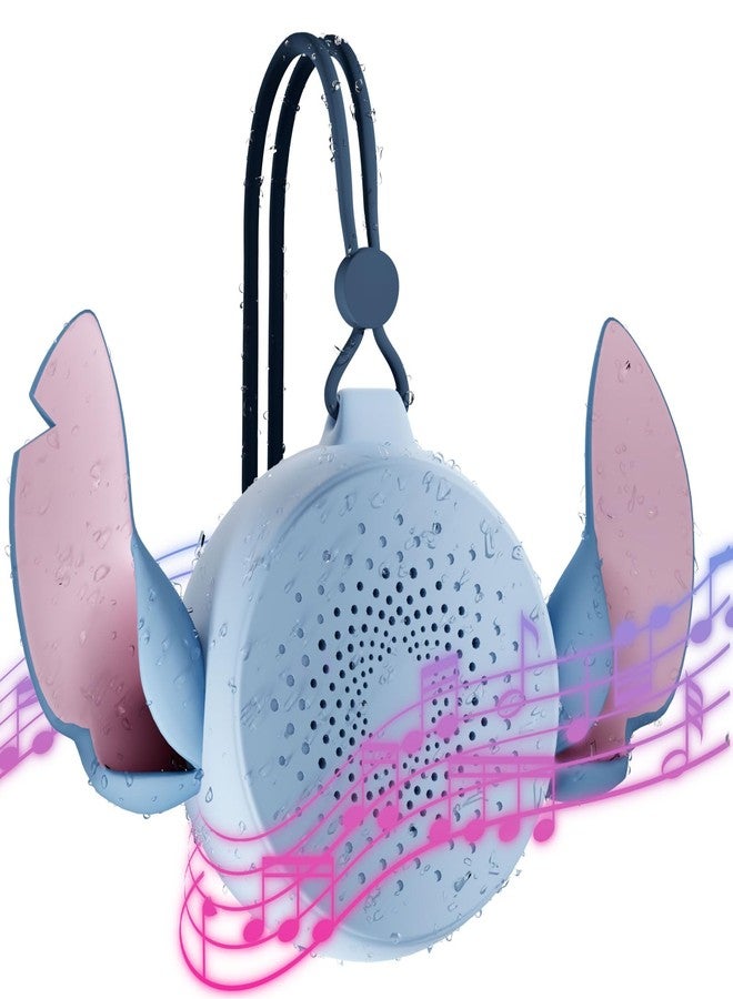 iJOY Disney Lilo and Stitch Bluetooth Shower Speaker with Suction Cup – IPX4 Rated Water Resistant Stitch Speaker for Shower, Baths| Up to 5 HRs Playtime, Built in Controls and Mic for Phone Calls - Image 1